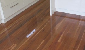 Contemporary high gloss timber floors with timber protection 